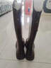 百丽（Belle）周雨彤白鹿同款显瘦小V靴长筒靴女冬商场款弹力靴A1V1DDG3预预售 微醺奶杏 37 (235mm) 实拍图