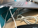 ThinkPad联想 笔记本支架电脑支架散热器便携立式铝合金增高架苹果拯救者小新11-17.3英寸CT10（ZJA2）银 实拍图