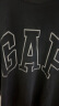 Gap夏季爆款男女装2024夏新款撞色logo圆领短袖T恤纯棉544465 黑灰色 170/92A(M) 亚洲尺码 晒单实拍图
