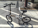 大行（DAHON）P8折叠自行车成人20英寸8速男女式通勤运动单车经典P8 KBC083 白色【高配版+X7变速+苹果胎】 实拍图