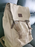 新潮代背包男帆布休闲复古双肩包大容量旅行包初高中大学生书包电脑包 2005卡其色【可放15.6英寸电脑】 双肩包 实拍图