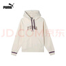 彪马（PUMA）加绒美式复古卫衣套头衫男女情侣秋冬休闲连帽上衣686857 杏仁糖色-87 S (170/92A) 实拍图