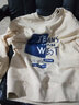 真维斯（Jeanswest） 卫衣男春秋季重磅青少年无帽宽松港风复古大码男女生圆领外套潮 浅米#ZS盆栽后 L 【宽松舒适，亲肤透气】 实拍图