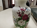 悦灵美 景德镇陶瓷花瓶摆件中式家居酒柜装饰品客厅书房博古架瓷器插花 月亮花三件套+龙架+底座 实拍图