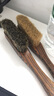 藏鸿阁文玩刷子硬猪鬃刷子橄榄核桃金刚菩提手串清理榉木花梨软硬刷工具 花梨波浪万毛刷【小号】 实拍图