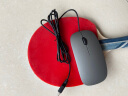 SPHE 华为适用有线鼠标苹果惠普戴尔小米台式笔记本通用轻声USB接口商务办公鼠标 灰色/静音版 晒单实拍图