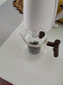 极简造物木把玻璃茶壶过滤泡茶壶茶水分离功夫茶具家用电陶炉煮茶器红茶壶 600mL壶【树枝把】+4杯 实拍图