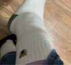 浪莎袜子女秋冬加厚棉袜毛圈女士中筒袜月子地板睡眠长袜 五色各一 实拍图