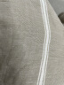 无印良品 MUJI 女式 双层纱织 印度风睡裙女士睡衣家居服女款春秋 纯棉 浅米色条纹 L(165/88A) 晒单实拍图