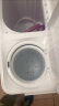 荣事达8公斤半自动家用波轮洗衣机双桶筒大容量双缸 晒单实拍图