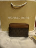 MICHAEL KORS礼物送女友MK女包JET SET TRAVEL卡包零钱包 短款 深棕/橡果棕 实拍图