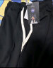 NASA GISS休闲裤男宽松直筒阔腿裤潮流运动长裤子 黑色 (180/84A)XL  晒单实拍图