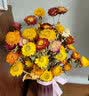 爱满干花 真花 云南麦杆菊花小雏菊天然风干花束摆设插花网红装饰摆件 麦秆菊彩色一束（60朵） 干树枝 实拍图