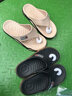奥晋人字拖男士2024新款夏季外穿防滑凉拖鞋潮流休闲夹脚沙滩拖鞋网红 白色 42-43 （适合41和42码） 实拍图