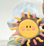 贝娜茜婴儿帽子夏季春秋季薄款男女宝宝遮阳帽渔夫帽2024防晒盆帽可调节 水果-蓝色 3个月-2岁（40-50CM） 晒单实拍图