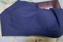 ubras提托侧收大杯背勾文胸细肩带大胸显小女士内衣女聚拢胸罩深灰蓝XL 实拍图