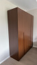 木立森实木橡木衣柜简约现代卧室家用一门到顶小户型胡桃色次主卧挂衣柜 1.6米四门衣柜（2米高） 1 晒单实拍图