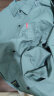 NASALIKE 夏季纯棉衬衫免烫宽松版长袖工装男士外套商务大码休闲衬衣男装 纯棉长袖2226两口袋（豆绿色） 3XL 170斤-190斤 晒单实拍图