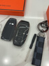 绅创比亚迪钥匙套汉ev/宋plus/唐dmi车钥匙包壳扣秦plusdmi海豚宋pro A款【高级灰】棋盘格绳+赛车BOY 实拍图