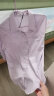 百图betu女装2024春夏新款衬衫法式翻领口袋设计时髦优雅衬衫2403T36 紫色 L（紫色预售05/07发货） 晒单实拍图