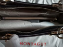 梦特娇（MONTAGUT）包包女包牛皮单肩包手提包时尚百搭大容量斜挎包妈妈包母亲节礼物 R2412109212紫色小号 实拍图