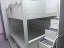 芬丽斯儿童床上下床上下铺床平行同宽高低子母床男孩女孩小户型多功能 高低床+双抽+抽屉梯柜+2张床垫 1.5*1.9米（上下同宽） 实拍图