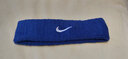 耐克（NIKE）运动吸汗头带网篮球护额头箍头巾导汗带擦汗束发带NNN07402OS蓝色 实拍图
