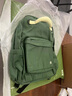 不莱玫微笑书包高中通勤背包轻便大容量双肩包电脑包简约时尚 品牌绿 实拍图