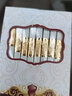 创建（Crthl） 合金筷子 家庭酒店快子无漆无蜡防滑筷子套装10双装 象牙白金福波浪纹24.2厘米 10双装 实拍图