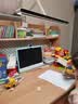 源氏木语儿童家具实木儿童学习桌小学生作业家用多功能书桌书架一体课桌可升降书桌 1米整板学习桌+0.98米儿童上架 实拍图