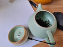 宁不凡（NINGBUFAN） 汝窑茶壶汝瓷泡茶器可开片汝窑茶具单茶壶 大石瓢壶 260ml 实拍图
