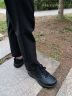 斯凯奇（Skechers）男鞋休闲商务皮鞋时尚软底缓震运动跑步男士正装鞋子216000 全黑色/BBK 40 实拍图