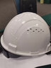 霍尼韦尔（Honeywell）ABS安全帽电力施工地建筑防砸抗冲击可定制可印字符合国标H99RA白色 实拍图