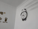 美世达（MEISD）熊猫挂钟客厅钟表2023年新款家用装饰时钟餐厅卧室装饰表挂墙 [大多数人选择]大号40*48.6cm 晒单实拍图