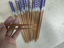 唐宗筷 印花天然竹筷子10双装 家用家庭餐具套装 日式印花筷C1080 实拍图