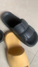 百慕倾臣夏季凉拖鞋女士室内外简约休闲舒适百搭软底防滑静音情侣拖鞋男 黑色 40-41 正码 实拍图