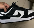 耐克NIKE板鞋男休闲鞋熊猫 DUNK缓震翻毛皮运动鞋 FQ8249-100黑白42.5 实拍图