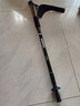 展现（zhanxian）健走杖户外徒步老年人健步杖三节内锁杖软木手柄防震防滑健走杖 黑色 实拍图