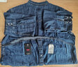 Levi's李维斯男士经典宽松蓝色牛仔衬衫时尚简约美式水洗情侣外套 中蓝色 XL 实拍图