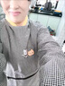 萌蒂家居厨房做饭围裙长袖纯棉罩衣女家用成人围裙女工作洋气防油污工作服 小猫罩衣黑 实拍图