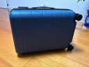 小米行李箱男拉杆箱PC箱壳女万向轮旅行箱20英寸商务登机箱蓝色 实拍图