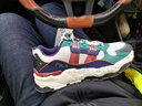 FILA 斐乐TREK老爹鞋男鞋新款休闲鞋时尚复古运动鞋跑鞋 泡沫白/杨梅绿-WB 43 实拍图