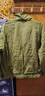 马登工装美式复古飞行员棉服夹克男秋冬加厚保暖棉衣男士短款棉袄外套 军绿色 L 实拍图