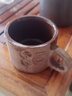 鸣泉茶碗山东木鱼石原石工艺小茶碗天然木鱼石手工制作的小茶碗50毫升 实拍图