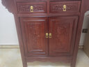 供桌家用供神桌一体香案供台全实木佛柜老榆木佛台财神爷供神用 双屉带拉板100*50*90 红色 实拍图