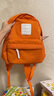 CILOCALA女包S号登山包轻便双肩包女小背包防泼水旅行包背包休闲减龄书包 ORANGE橙色S小号 实拍图