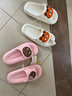 利达妮（TZLDN）踩屎感拖鞋女士夏季外穿户外防滑室内家居家用情侣洗澡厚底凉拖女 芭蕾粉 36-37 (适合35-36码) 实拍图