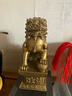 福光普照 铜狮子风水摆件一对铜北京铜狮开业礼品家居乔迁新居礼物 【推荐购买】中号一对 实拍图