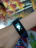 松米（SONGMI） 智能手环运动防水男女腕表血压心率睡眠监测多功能计步器适用苹果华为ov小米 蓝色彩屏版 实拍图