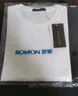 罗蒙（ROMON）两件装男士纯棉短袖t恤夏季圆领白体恤T纯色上衣服打底衫男装 【黑色+白色】 XL XL/180(推荐体重140-155斤） 实拍图